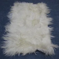China fur factory wholesale high quality cheap price long hair goat skin