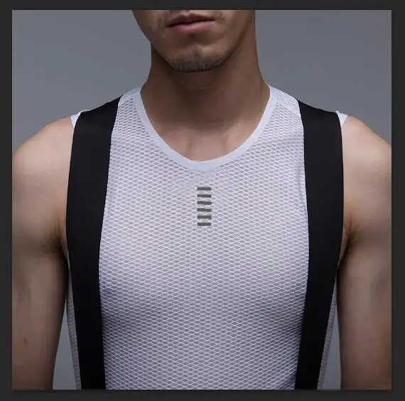 
YKYWBIKE OEM Custom Logo Mesh Underwear Cycling Vest Cycling Base Layer 