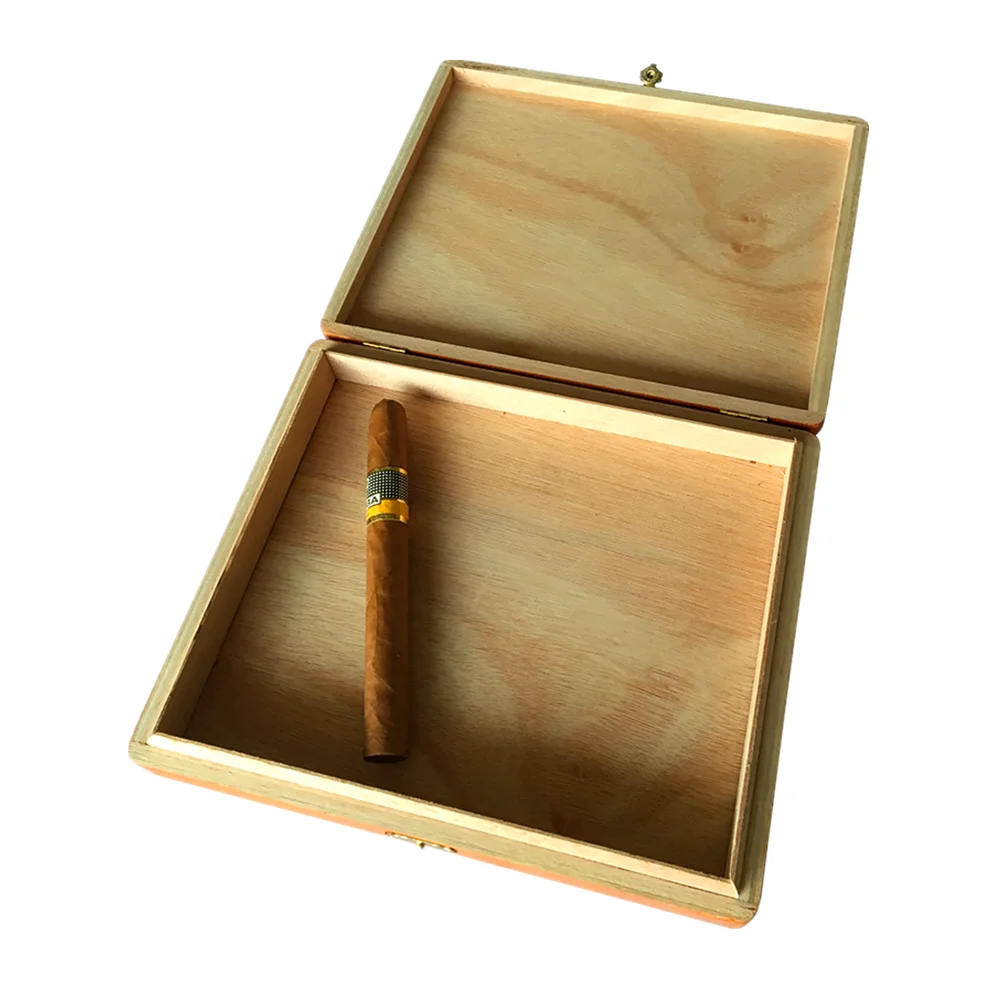 Factory Wholesale Custom Wooden Cigar Humidor Box