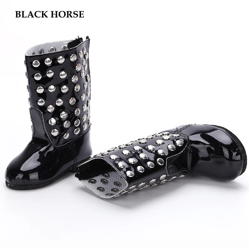 Fashion doll shoes for 14/16/18 inch doll, metal button doll shoes