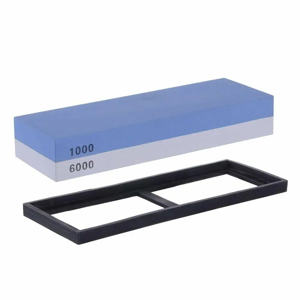Professional 1000/6000 Grinding Honing Stone Whetstone Knife Sharpener