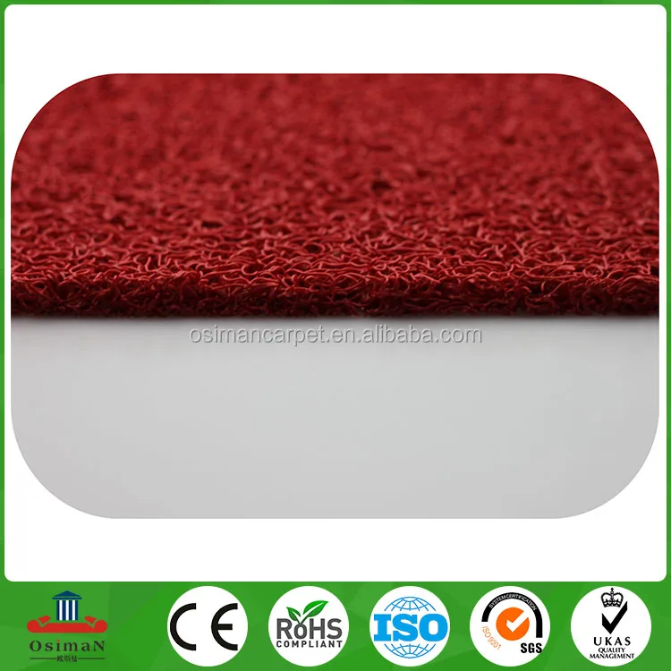 High quality PVC spaghetti mat unbacked