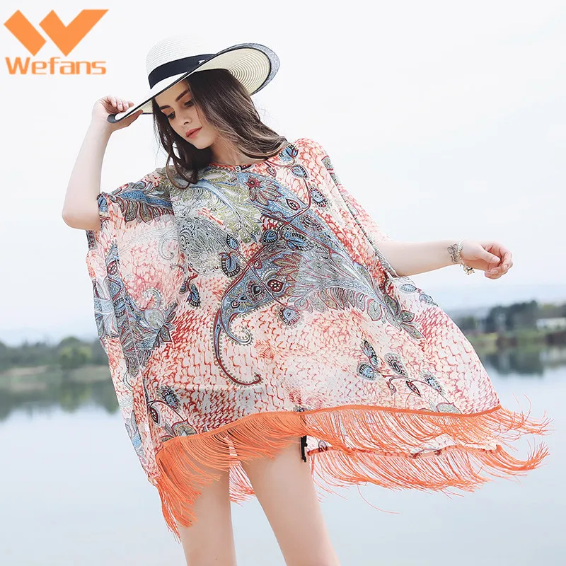 
Wefans New sunblock beachwear beach jumper summer blouses for tops women resort dress bikini top swimsuit with beach dress EBAY 