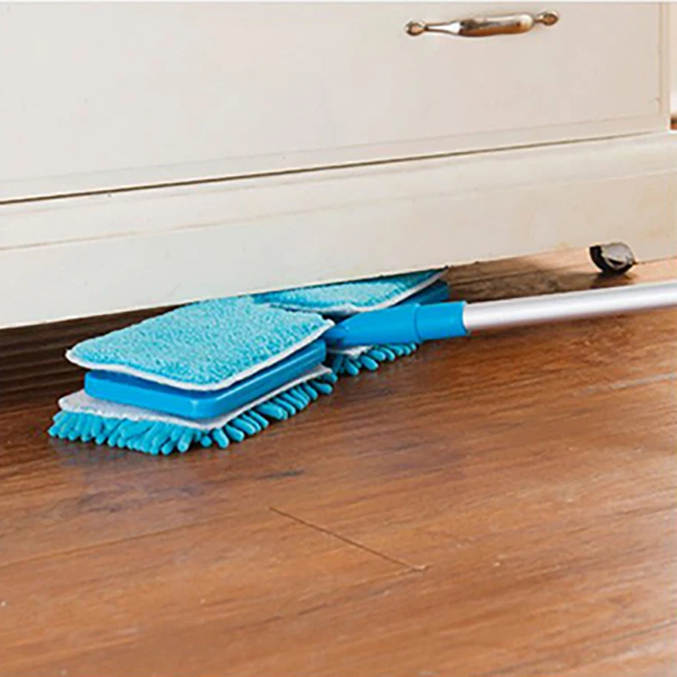 Magic Microfiber Mop Floor Cleaning Chenille Wet Dry 360 Rotating Spin