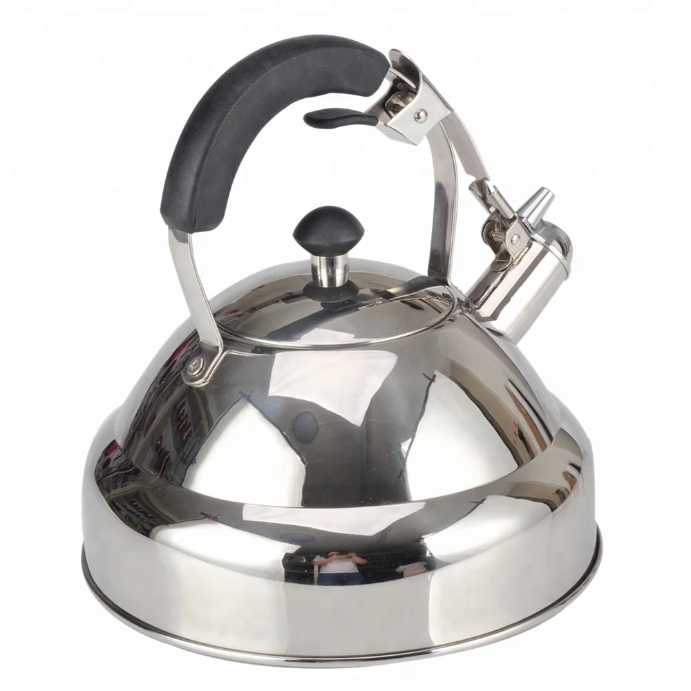 
Чайный чайник со свистком и технологией быстрого кипячения-чайник для плиты, чайник со специальной ручкой, зеркало из нержавеющей стали F 