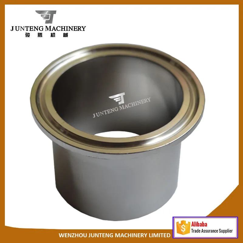 Тройное зажимное соединение из пищевой нержавеющей стали фитинг трубы санитарный сварной длинный тройной зажим