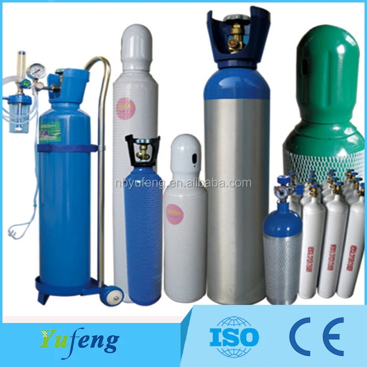 Hot sale seamless aluminum Cheap medical oxygen cylinder price medical oxygen cylinder