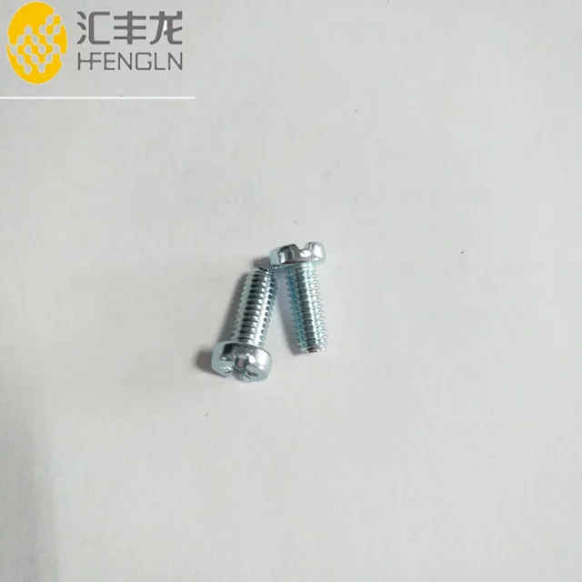 Steel / Brass thread head screws for switch and sockets assembling size bolts nuts screws