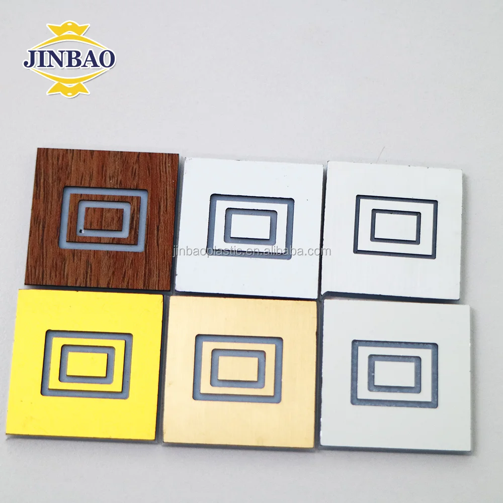 JINBAO 1.3mm thick abs double color plastic sheet for laser engrave
