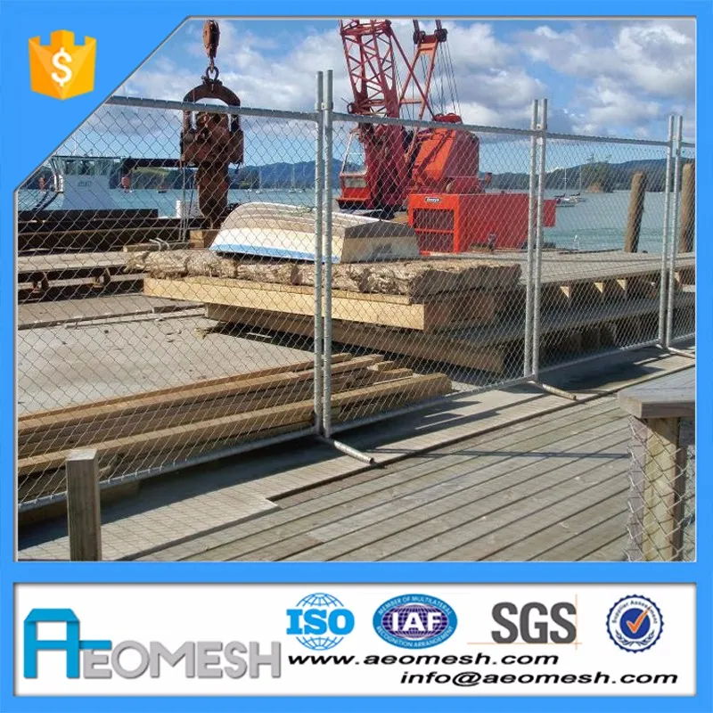 AEOMESH decorative barrier fence,pipe clamp fencing,temporary fencing