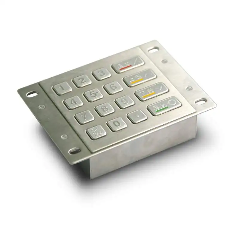 Justtide EPP PCI5.0 certified ATM PIN PAD metal encrypted pin pad keyboard atm