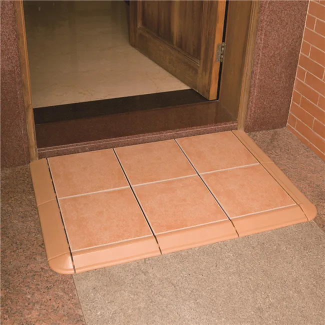 plastic deck tile accessory  outward corner snap on side edge tile trim
