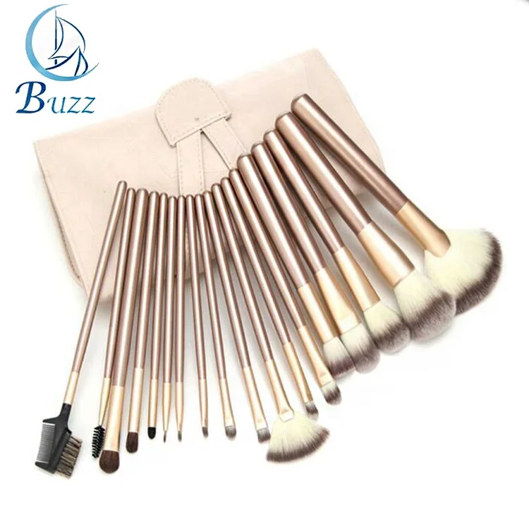Cheap price wholesale 18pcs custom logo makeup brushes professional make up brush sets