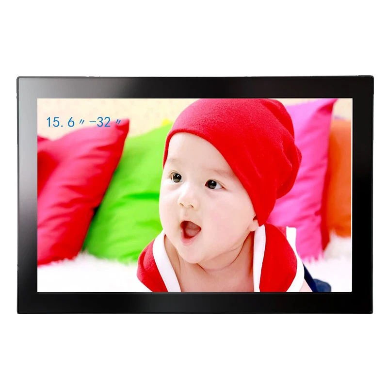 HD 32 inch digital loop video advertising player LCD screen for signage totem poster with SD USB port support landscape/portrait
