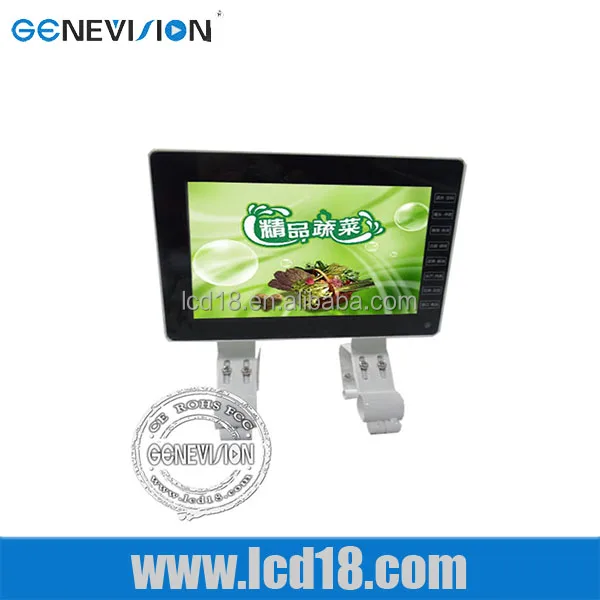 10,6 дюймов, китайский поставщик, автономный супермаркет, тележка для покупок, ЖК медиаплеер, ЖК Реклама