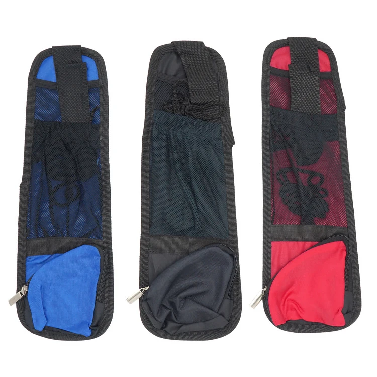 Wholesale cheap car seat side organizer with mesh polyester storage pocket