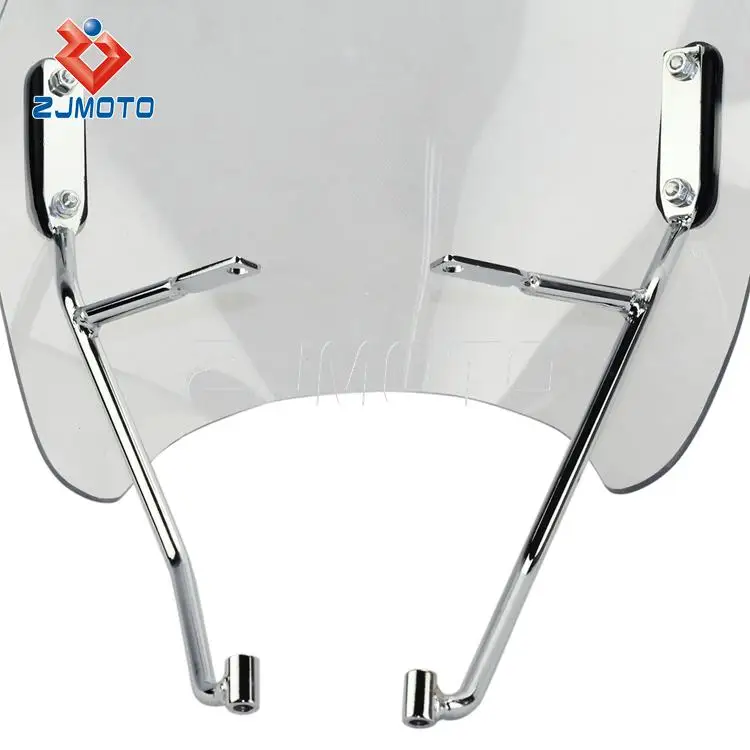 Clear moto pare-brise Brand New Motorcycle Windscreen Windshield For 1998-2003 Honda Shadow 750 VT750 With Hardware