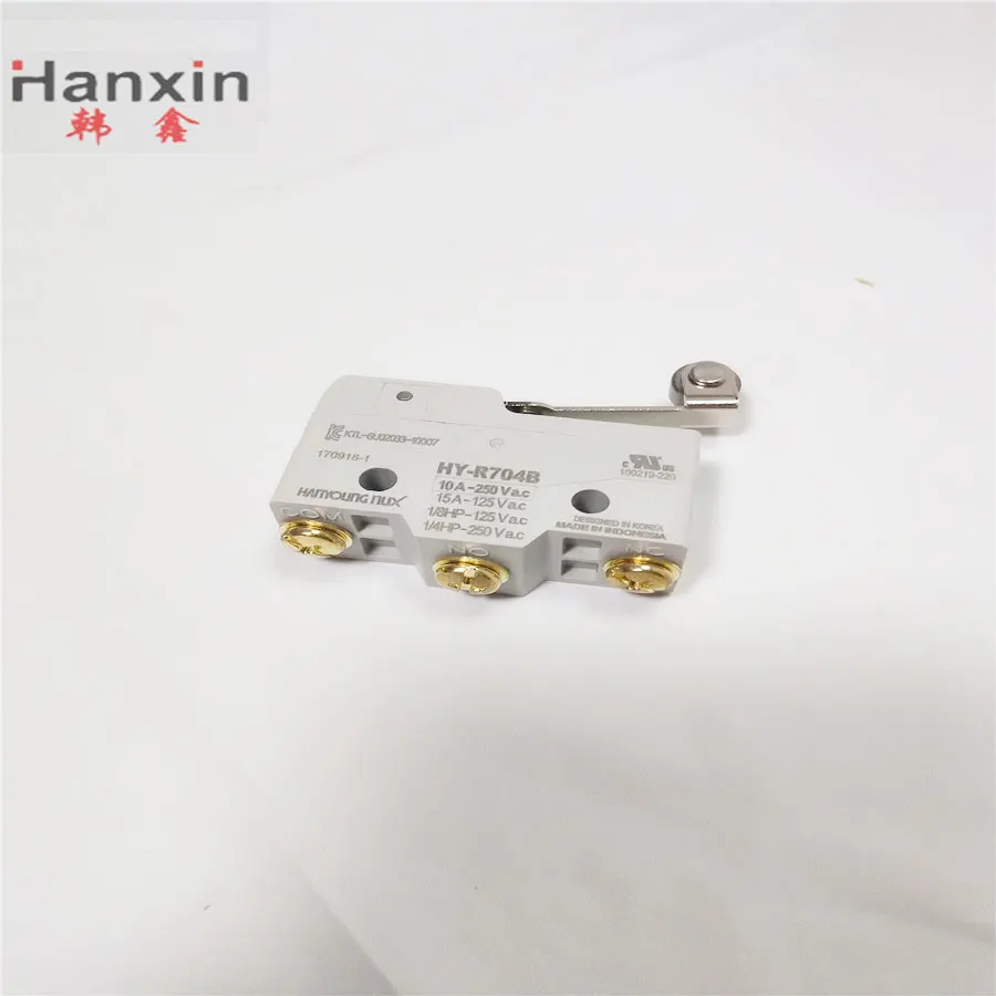 Korea  Hanyoungnux  Mini micro switch with lever  HY-R704B