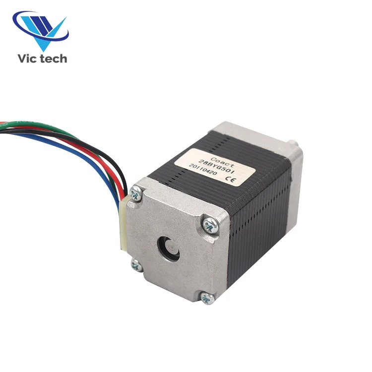 28BYG501 Nema 11 28mm double shaft hybrid linear stepper motor