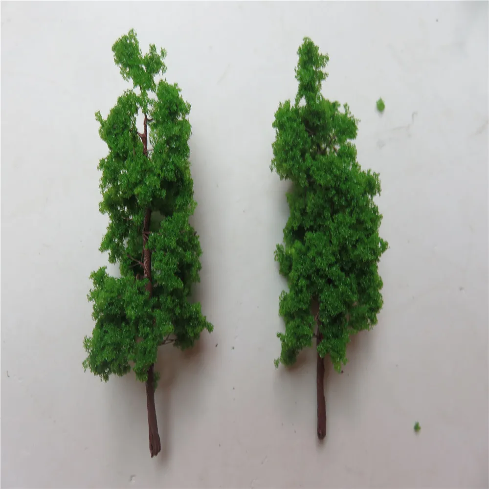 6- 14 cm realistic scale wire tree