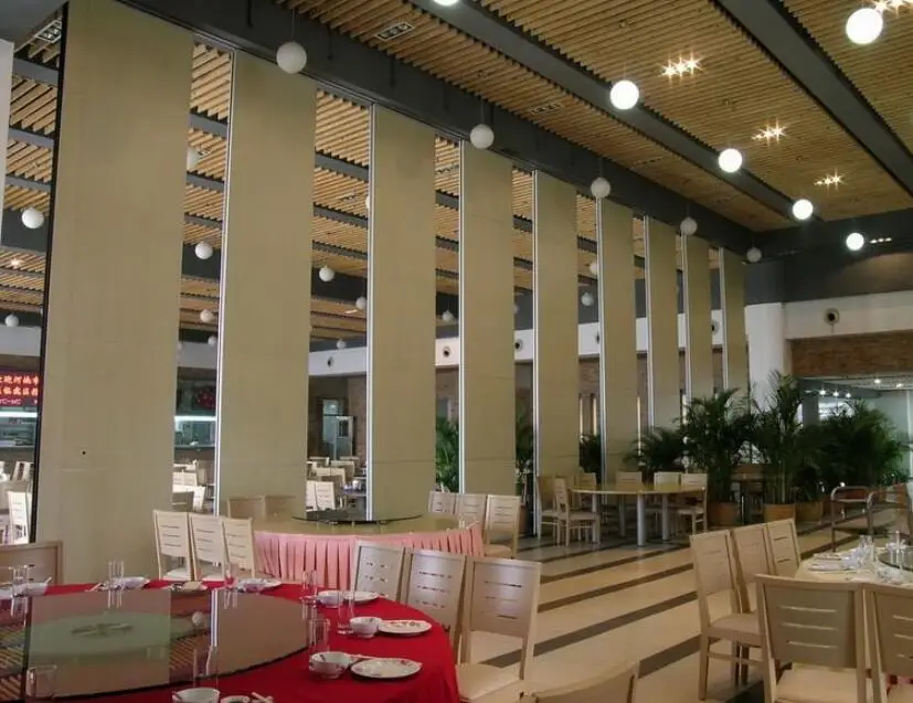Malaysia hotel acoustic movable doors soundproof wooden accordion door classroom folding partition doors with cheap price