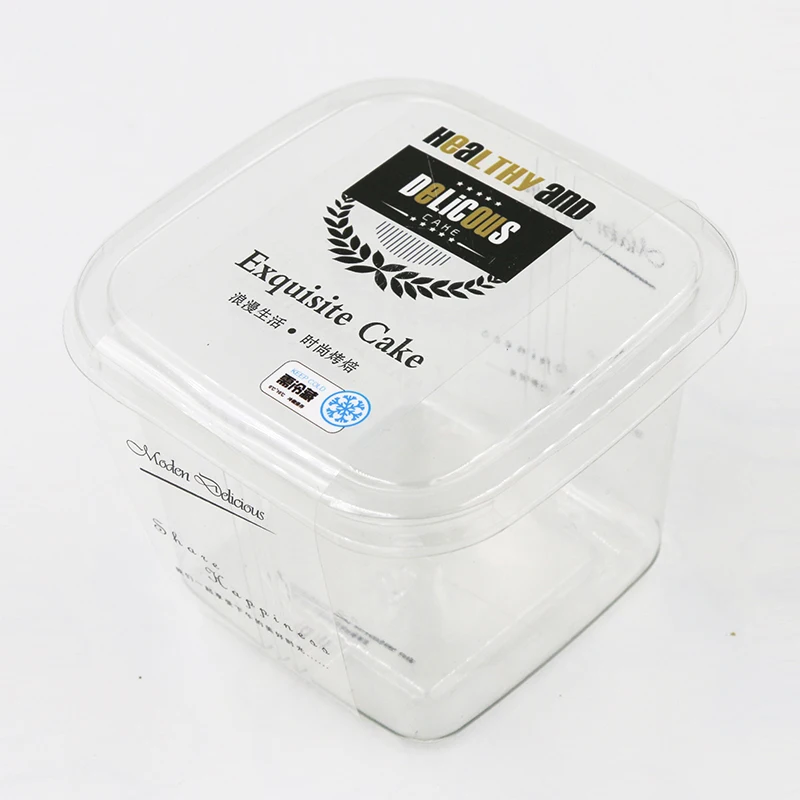 Good Sale Clear Plastic Fruit Biscuit Bakery Box Container