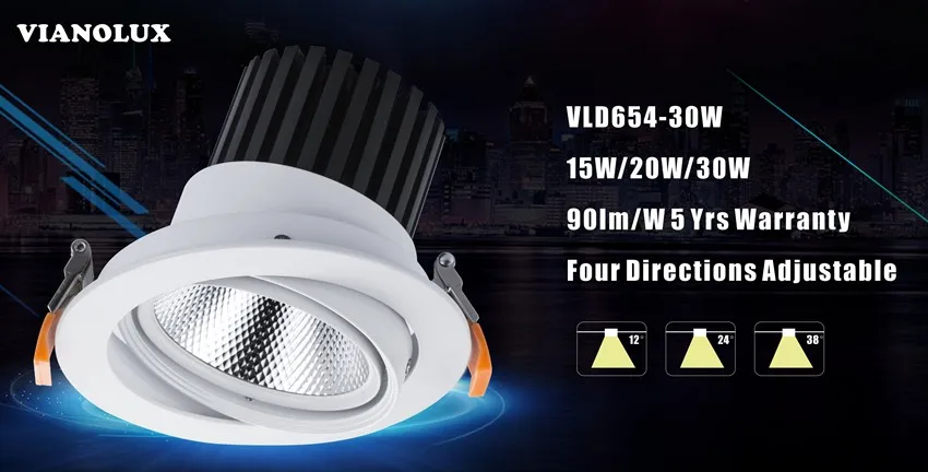 OEM/ODM светодиодный светильник 30W /20W/15W LED СОВ ‘’VIANOLUX‘’