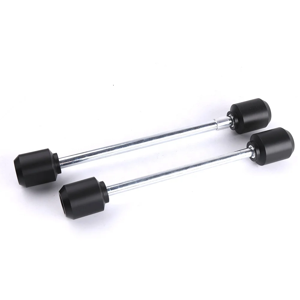 Universal Motorcycle Front & Rear Axle Fork Crash Sliders Wheel For Kawasaki Z250 Z300 Ninja motorcycle parts and accessories