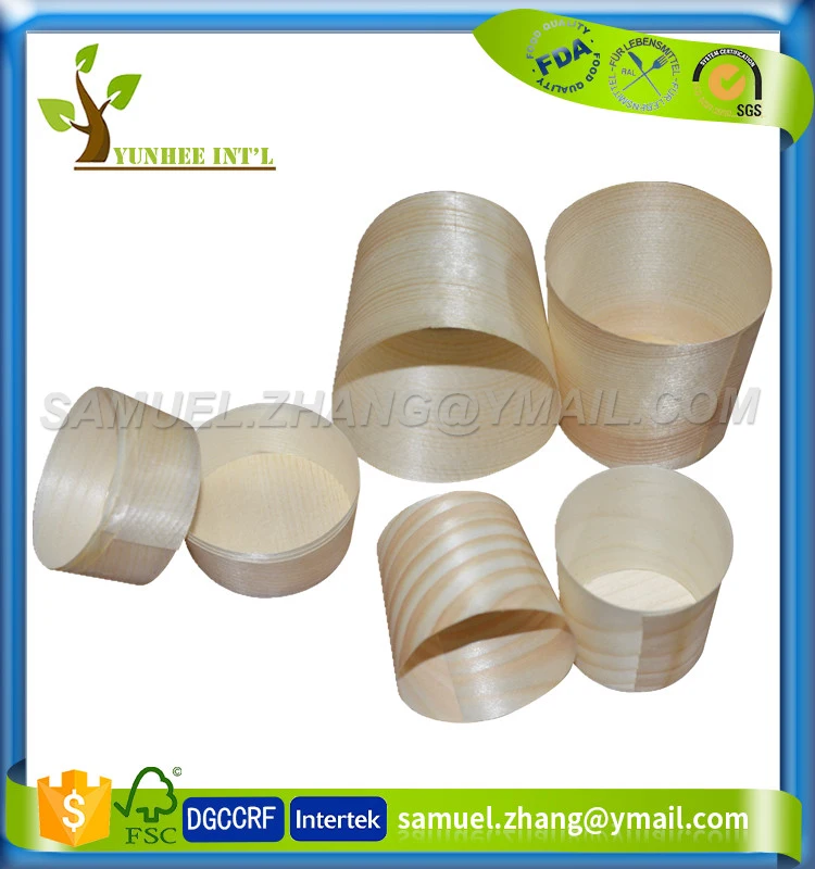 
F-S-C F-D-A Approved Pine Wood Boat Shape Container 