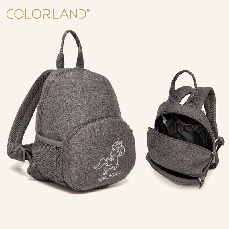 Colorland New Baby Toddler Walking Safety Backpack Little Kid Boys Girls Anti-lost Travel Bag Harness Mini Backpack Stock & OEM