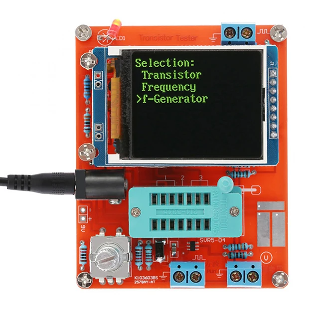 Многофункциональный тестер транзисторов с ЖК-дисплеем набор для самостоятельной сборки акриловым