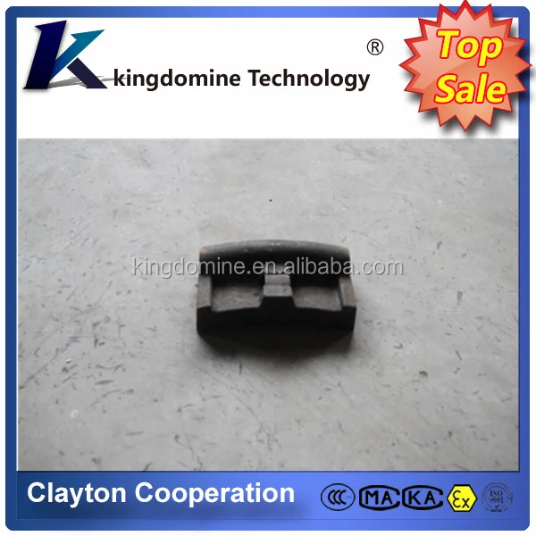 high quality locomotive railway brake shoes, railway brake shoes for china mining locomotive
