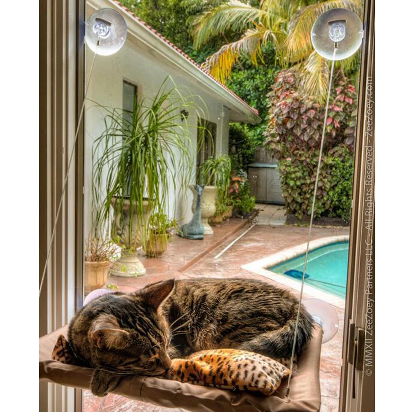High Quality   Cat Bed Window Mounted Hammock