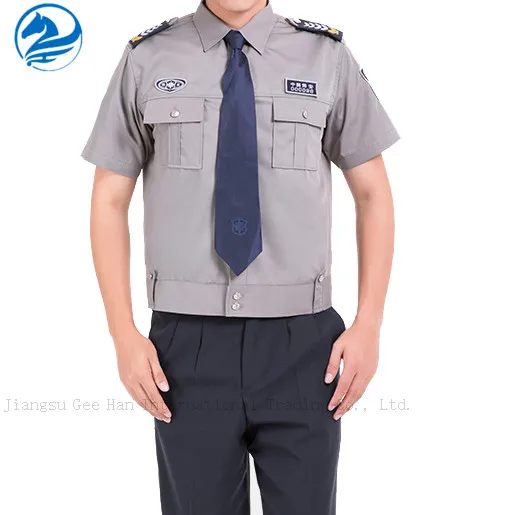 
design summer short sleeve security guard uniform 