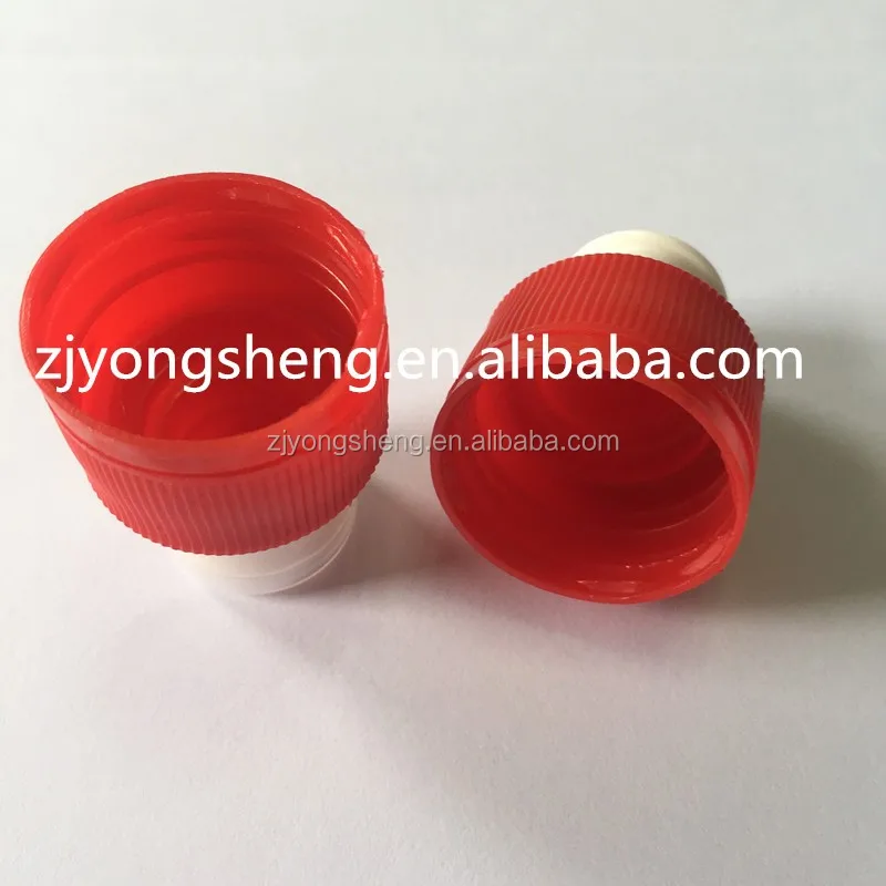 Certificated push pull closure sport cap for water or beverage with tamper evident band