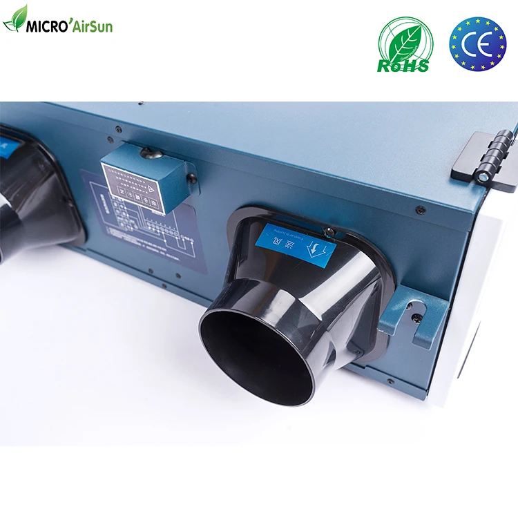 Super energy saving HVAC systems ceiling mounted heat recovery home ventilation
