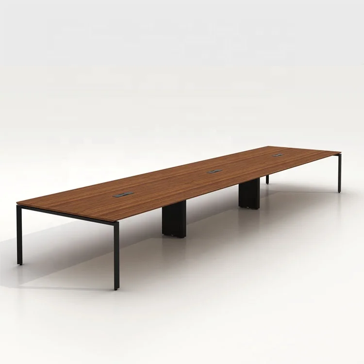 Modern design board room office table set used 6 meter long 12 person conference table specification
