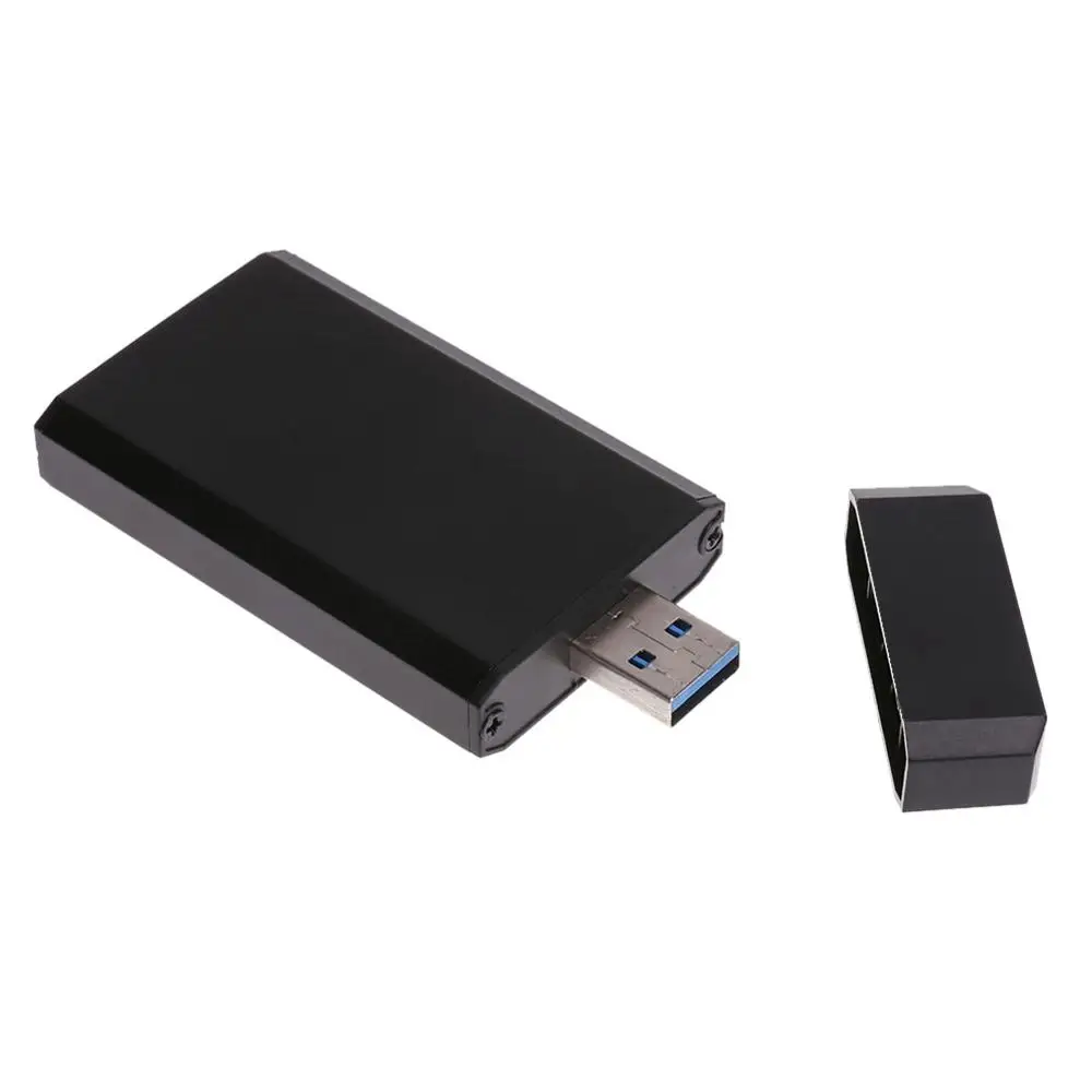 Portable Mini PCI-e mSATA SSD to USB 3.0 Converter Adapter Enclosure Case Mobile Hard Disk Box for 30 X 50 mm mSATA SSD