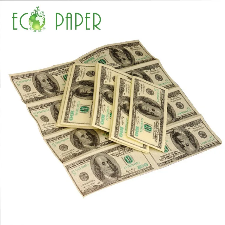 
Popular Fake Money Paper Napkin 
