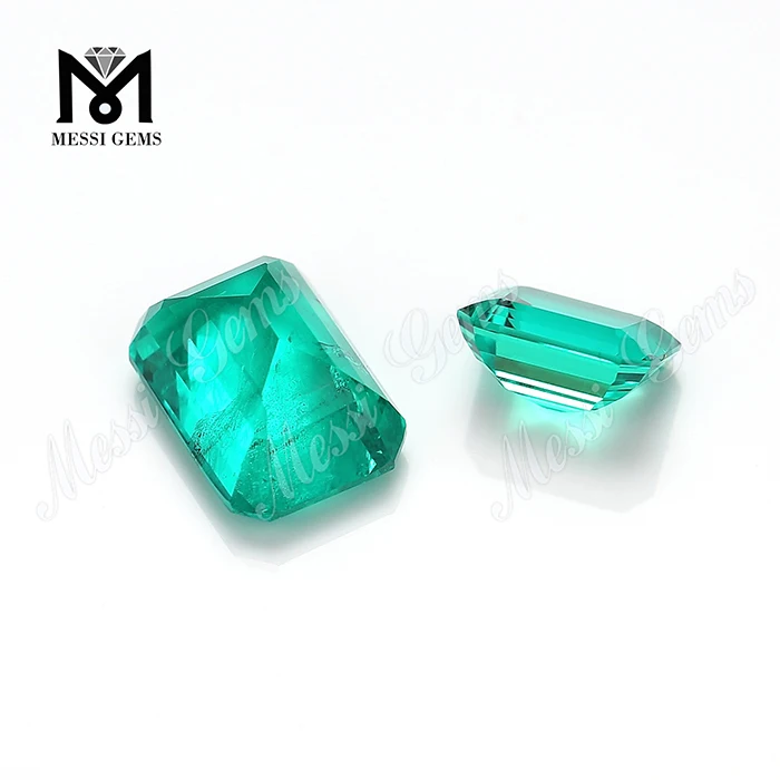 hydrothermal synthetic colombian octagon emerald