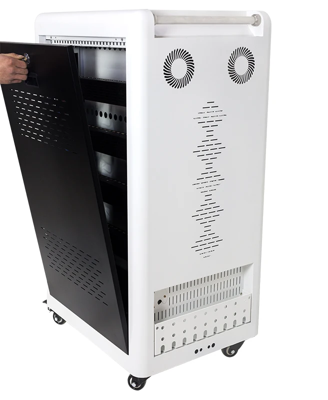 lEreader Ipad/ tablet charging cart with wheels charging station charging cabinet