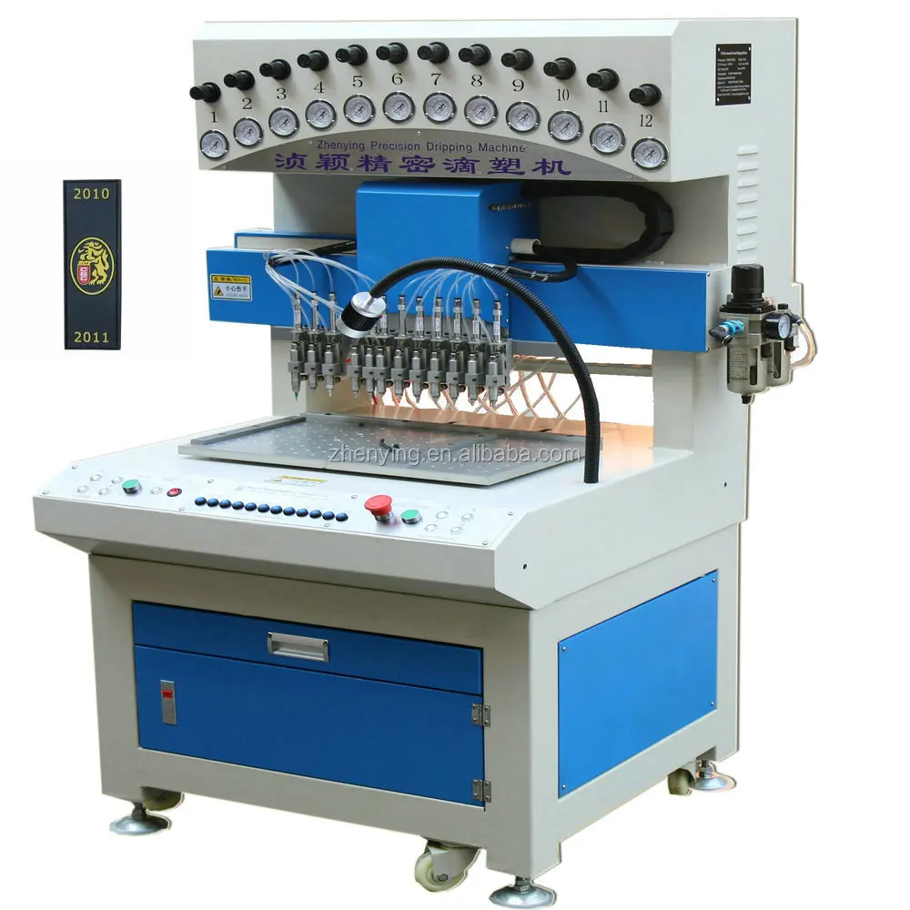 12 цветов жидкий ПВХ автоматическая капель машина