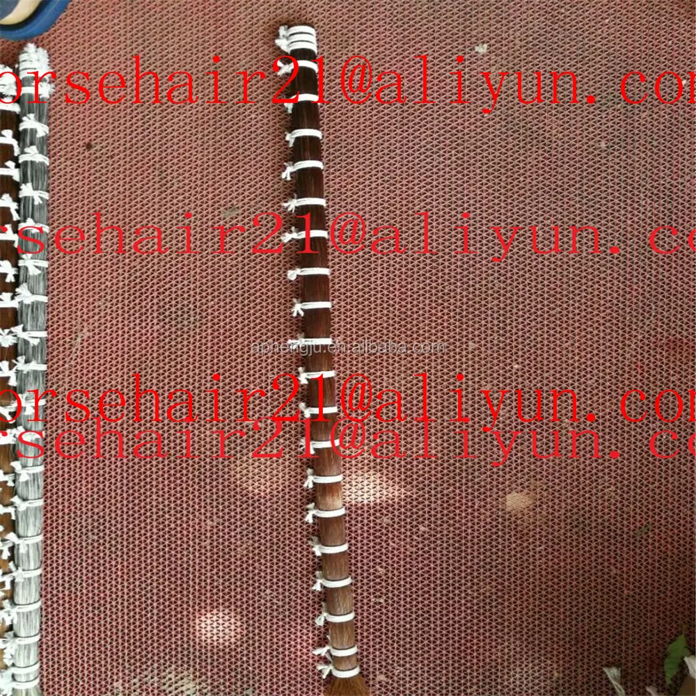 Unbleached stallion 78CM horse tail hair for violin bow,80CM Hank Bow Hair