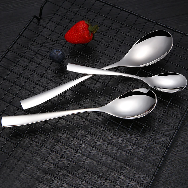 Western Tableware Reusable Stainless Steel Metal German Cutlery Set