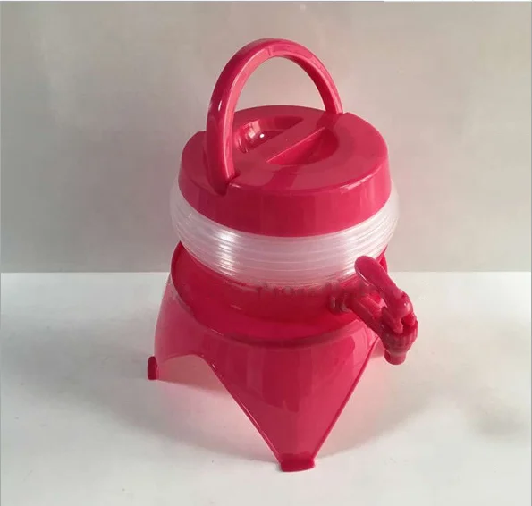 Portable Folding 5.5 L Collapsible Beverage Water Dispenser for Outdoor Drink