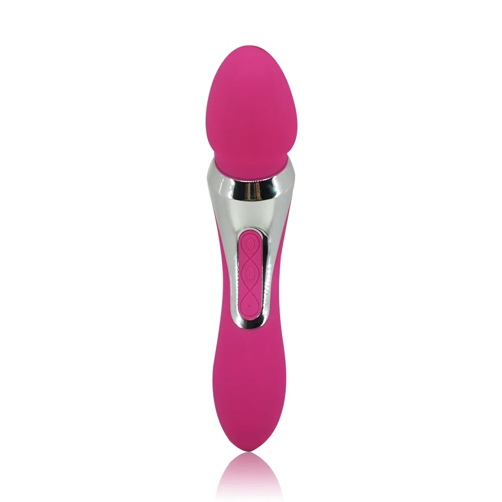Dual Clitoris Sex Toys G-spot Vibrator Dildo Vibrating Silicone Female Massager