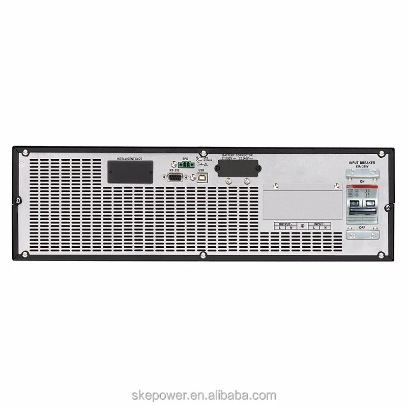 19 Inch Rack Mount UPS 6kva ups With External Battery Pack