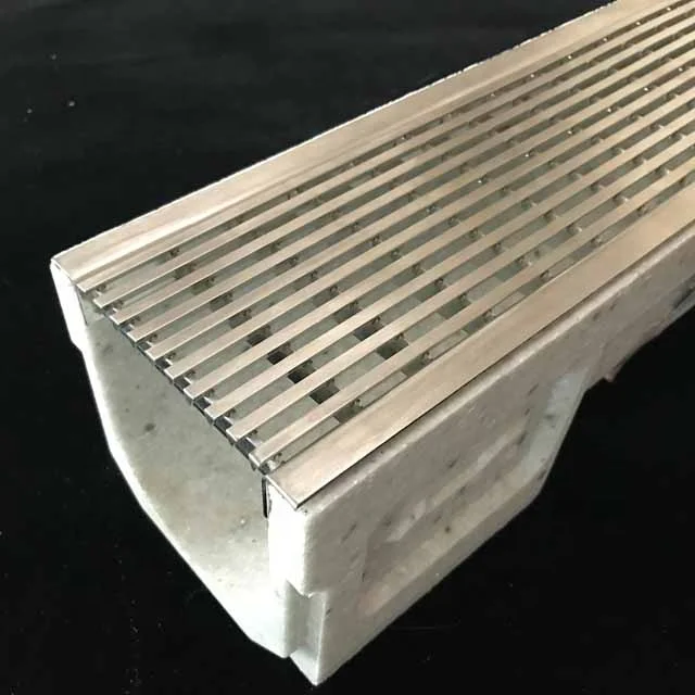 150mm wide linear stainless grating price for U channel