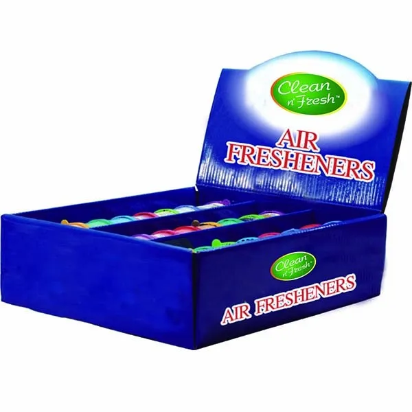 Display packing sticky car gel air freshener for car 45g