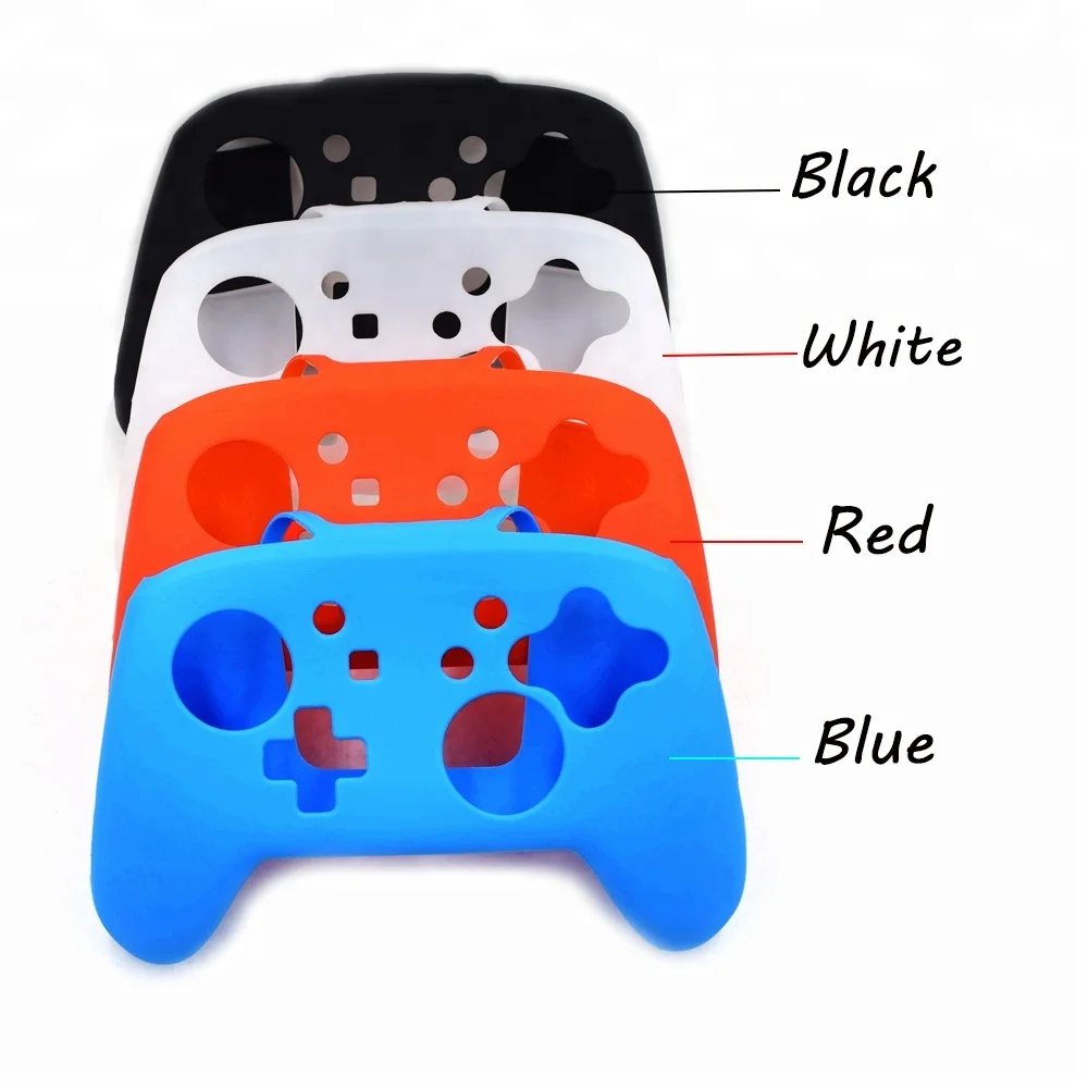 Hot selling Soft Case Silicone Cover Protective Skin For Nintendo Switch Pro Controller Gamepad Joystick